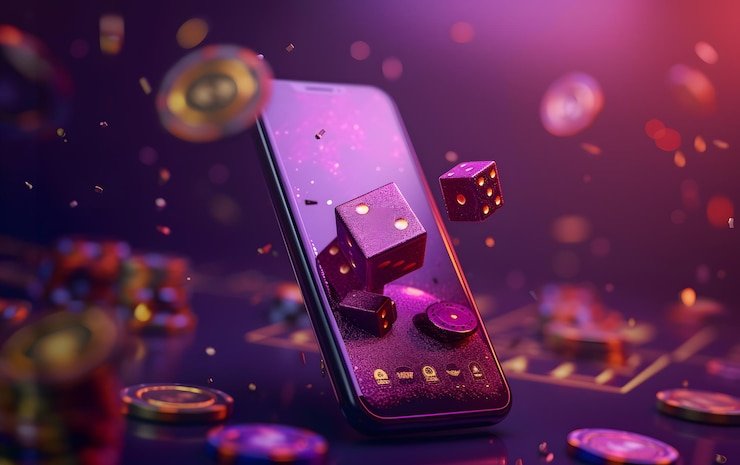 Pengguna mengakses pacinko88 dengan smartphone di jaringan internet berkeamanan tinggi
